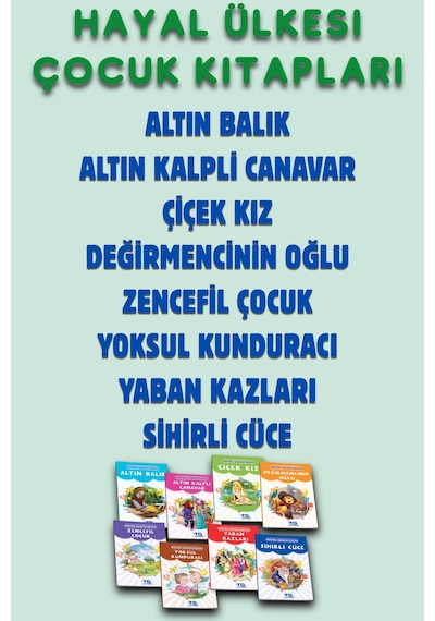 Hayal Ülkesi Dizisi 8 Kitap 2. 3. Ve 4. Sınıf