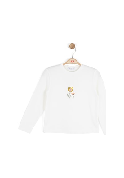 Xo Kids Kız Çocuk Tişort 8-14 Yaş 39301 Ekru