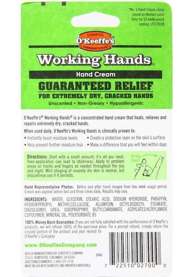 O Keeffes Working Hands El Kremi 76 G