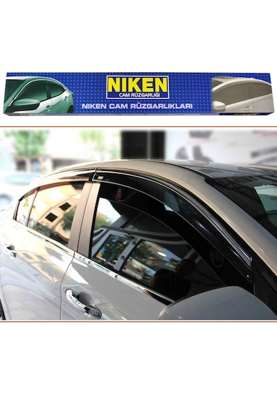 Niken Volkswagen Caddy 2020+ Kromlu Cam Rüzgarlığı 2 Li