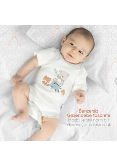 101 Dalmaçyalı Hero Bebekler İçin Kısa Kol Body Acı Kahverengi