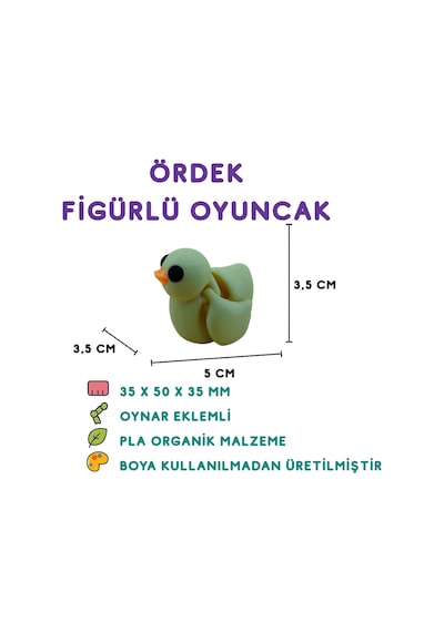 7'li Set Örümcek Kaplumbağa Esek Timsah Gergedan Puma Ördek