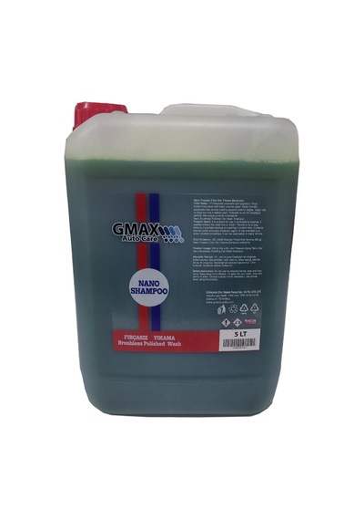 Araba Araç Şampuanı Nano Fırçasız Yıkama 5 Litre Gmax Auto Care Gold Serisi Glz020050087 1 Adet