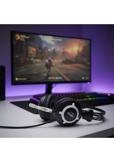 Vorex Live Genius Mikrofonlu Kulak Üstü Kulaklık 40mm Sürücü 3.5mm Jack Kablolu Stereo Headset