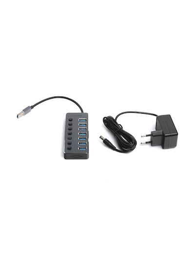 Dark 7 Port Usb 3.0 Usb Çoklayıcı Çoğaltıcı + 1 Hızlı Şarj Hub Dark 7 Port Usb 3.0 Usb Çoklayıcı Çoğaltıcı + 1 Hızlı Şarj Hub
