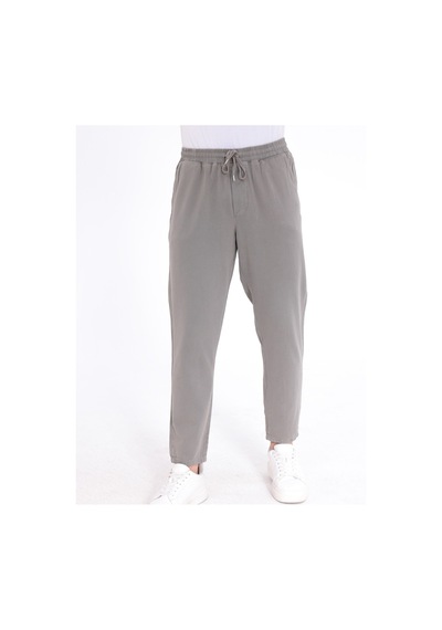 Blayn Jeans Erkek Regular Fit Gabardin Pantolon Günlük Rahat Kesim Klasik Erkek Pantolon Füme