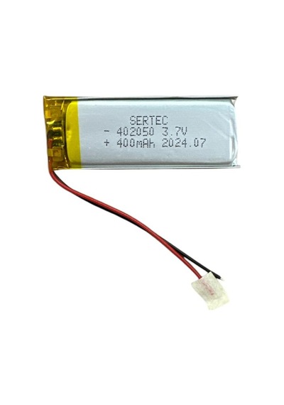 Sertec 402050 3.7v 400mah Li-polymer Pil Devreli/1.5a