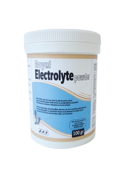 Royal Electrolyte Powder Kanatlılarda Elektrolit Desteği 100 G