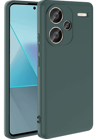 Xiaomi Redmi Note 13 Pro Plus 5g Uyumlu Kılıf Tchs Mara Lansman Kapak-koyu Yeşil Koyu Yeşil