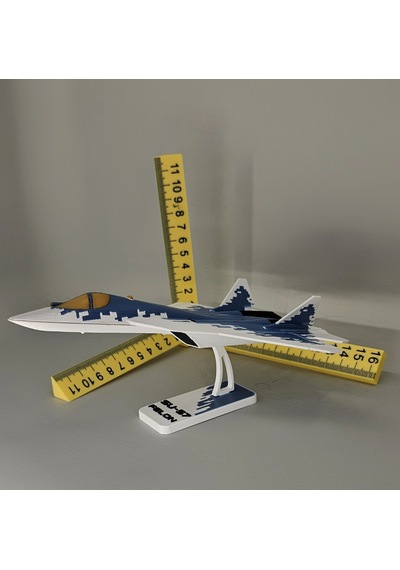 Su-57 Felon Savaş Uçağı 3d Baskı Ölçekli Model