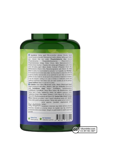 Natures Supreme Cognimind Plus Citicoline 60 Kapsül Aromasız