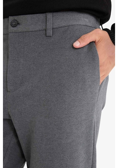 Defacto Kumaş Pantolon Tailored Regular Fit Normal Kesim Basic Düz Cepli Düz Paça D3707AX25WN Antrasit