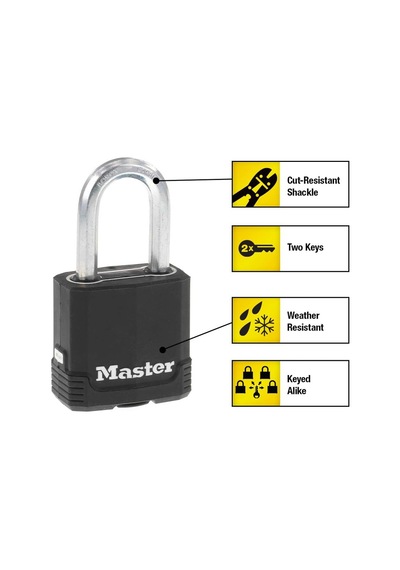 Master Lock Dış Mekan Tuş Kilidi, Ağır Hizmet Tipi Hava Koşulları