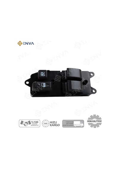 Toyota Corolla Uyumlu Sol Ön İkili Cam Açma Düğmesi Anahtarı 2002-2007