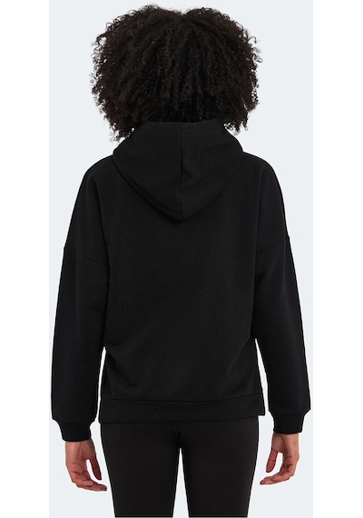 Slazenger Magnet Kadın Sweatshirt Siyah St22Wk030-500 Siyah