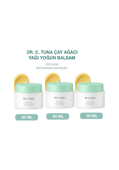 Dr Ct Çay Ağacı Yağı Balsam 80 Ml - 3li Set