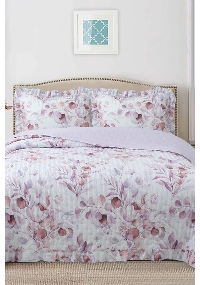 Breeze Çiçek Fısıltısı Çift Kişilik Yatak Örtüsü 240x260 Çok Renkli