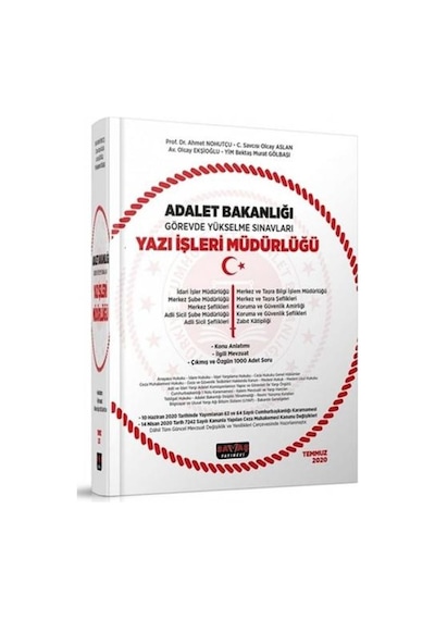 Adalet Bakanlığı Gys Sınavları Yazı İşleri Müdürlüğü Konu