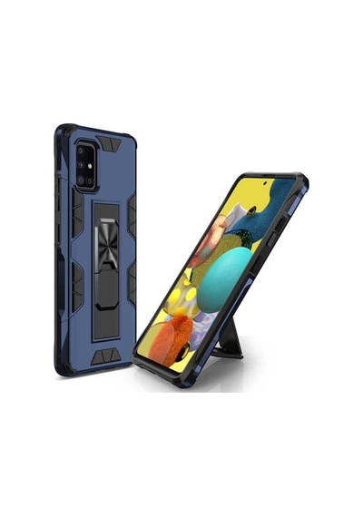 Samsung Uyumlu Galaxy A71 Kılıf Zore Volve Kapak Lacivert