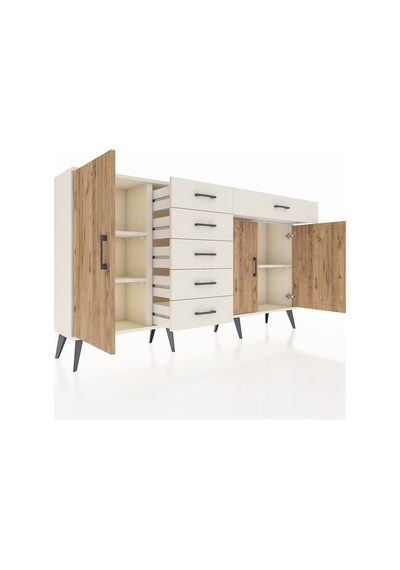 Arges Konsol 3 Raflı 6 Çekmeceli 3 Kapaklı 176x30x99 Aytaşı-çam/aytaşı Atlas Çam/aytası - Aytası Arges Konsol 3 Raflı 6 Çekmeceli 3 Kapaklı 176x30x99 Aytaşı-çam/aytaşı Atlas Çam/aytası - Aytası