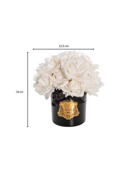 Siyah Cam Gold 14 Gül Luxury Home Perfume Pudra