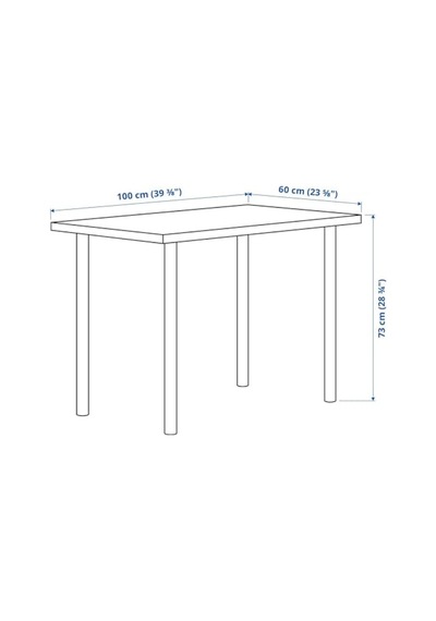Çalışma Masası Barok 100x60 Çok Renkli Çalışma Masası Barok 100x60 Çok Renkli