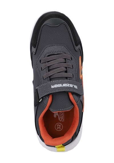 Slazenger KAORU KTN Çocuk Cırt Cırtlı Koyu Gri Günlük Spor Ayakkabısı