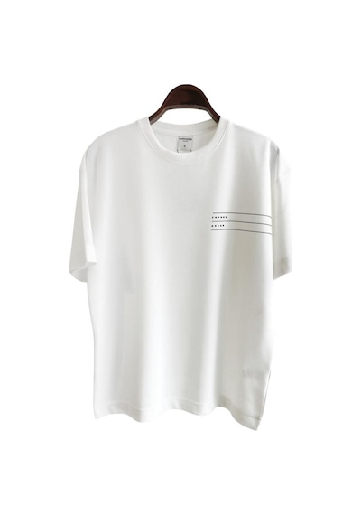 Erkek Baskılı Oversıze Beyaz T-Shirt Beyaz