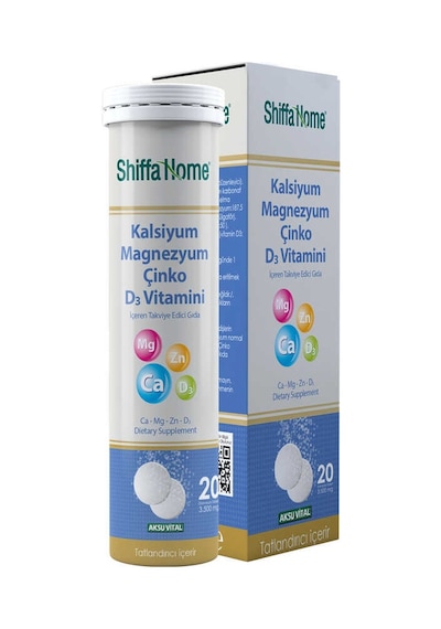 Kalsiyum - Magnezyum - Çinko - D3 Vit Shiffa Home