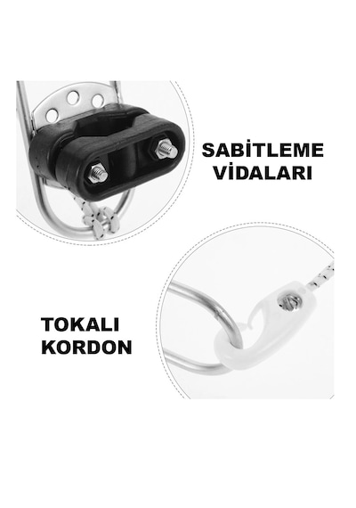 Tekne Can Simidi Braketi - Askısı Paslanmaz Çelik