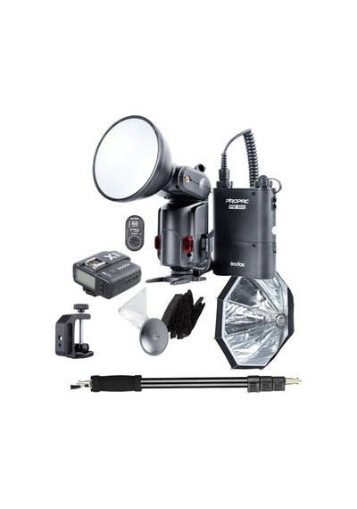 Godox Witstro 180 W Nikon Uyumlu Mini Paraflaş Full Set