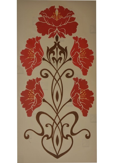 Readyroll Floral Kendinden Yapışkanlı Dekoratif Duvar Süsü N11.261