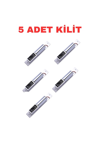 Sr-580 Selenoid Bolt Pimli Elektrikli Kilit 12v Dc Ahşap Metal Cam Pvc Kapı Uyumlu 5 Adet