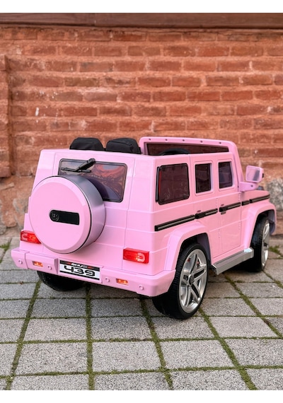 Mercedes Brabus İsmeözel Plaka Akülü Araba 1-6 Yaş Kumandalı Pembe