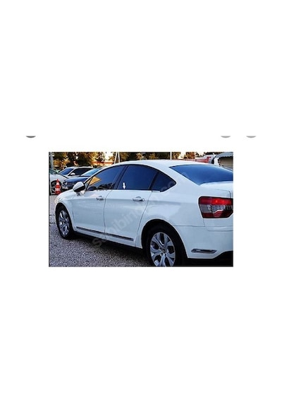 Citroen C5 Krom Cam Çıtası 2008 ve Sonrası 6 Parç Paslanmz Çelik
