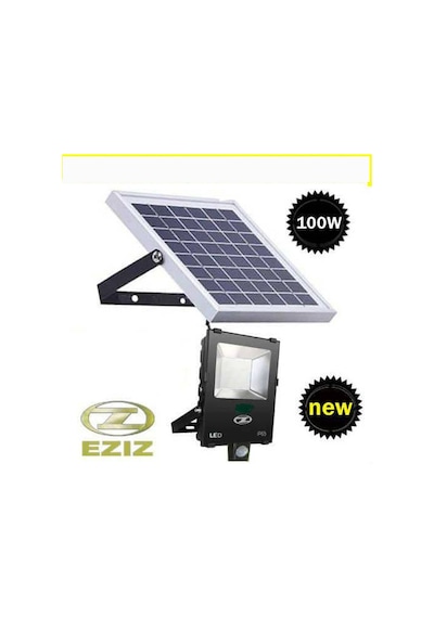 Güneş Enerjili Solar Projektör Lamba Eziz Marka