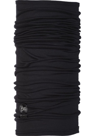 Buff Merino Lightweight Black Yün Bandana