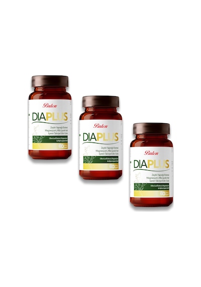 Balen DiaPlus 655 Mg Zeytin Yaprağı Eki 3 x 60 Kapsül