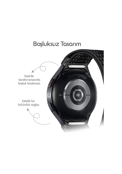 Lexroo Yeni Nesil Bağlantı Comfort Loop 20mm Kordon Samsung Uyumlu İle U