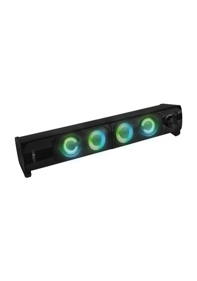 Mikado Md-s102 2.0 3wx2ch Rgb Ledli Siyah Usb Soundbar Speaker Hoparlör
