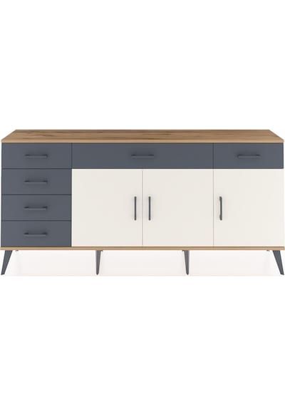 Arges Konsol 2 Raflı 6 Çekmeceli 3 Kapaklı 176x30x83 Çam-aytaşı/antrasit Aytaşı/antrasit Arges Konsol 2 Raflı 6 Çekmeceli 3 Kapaklı 176x30x83 Çam-aytaşı/antrasit Aytaşı/antrasit