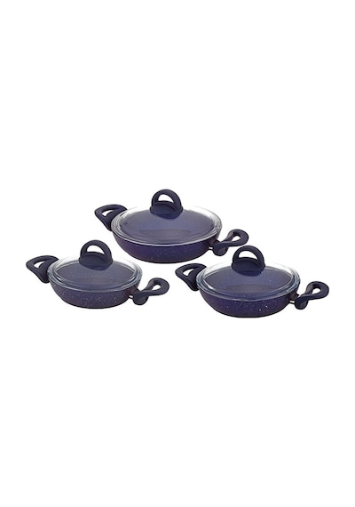 Vıvaldı Hitit Granit 6 Parça Omlet-sahan Seti Mavi N022 Tmamül.0023-n022