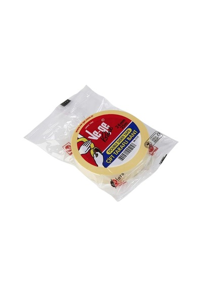 Ve-ge Çift Taraflı Bant, 24 Mm X 25 M, Şeffaf, Güçlü Yapışkan, İz Bırakmaz Diğer
