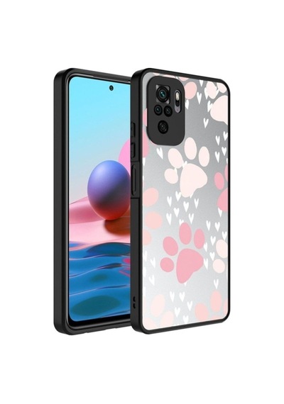 Xiaomi Redmi Note 10 Kılıf Aynalı Desenli Kamera Korumalı Parlak Zore Mirror Kapak Pati