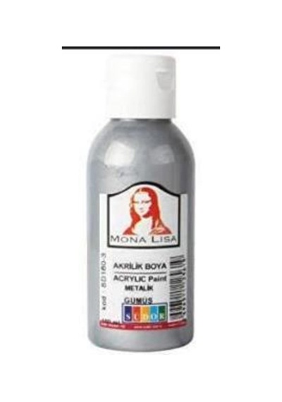 Monalisa 70 Ml Gümüş Akrilik Boya 22 Çok Renkli