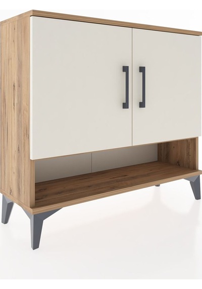 Arges Şifonyer 2 Raflı 2 Kapaklı 88x30x80 Çam-aytaşı Çam