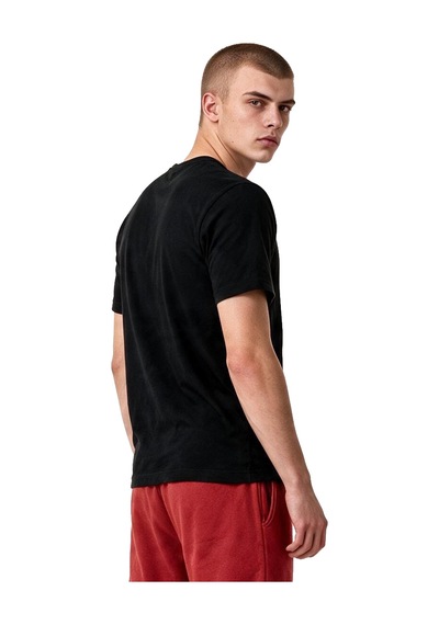 Talek Erkek Siyah Günlük Stil T-shirt 26ke0007-syh