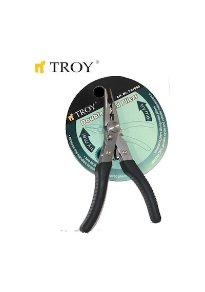 Troy 21090 Çift Başlıklı Pense Kargaburun