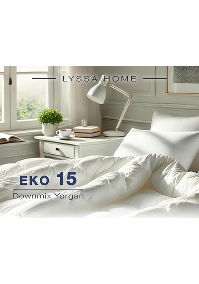 Eko 15 Downmix Yorgan %15 Kaz Tüyü & Elyaf Karışımı, 155x215 Cm Tek Kişilik - Ekonomik Ve Konforlu Seçenek Diğer