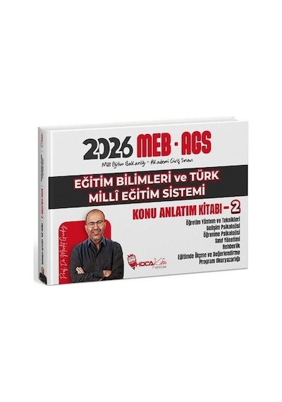 Yeni Ags - Hoca Kafası 2026 Meb-ags Eğitim Bilimleri Ve Türk Milli Eğitim Sistemi Konu Anlatım Kitabı-2 - Mevlüt Gündüz Hoca Kafası Yayınları